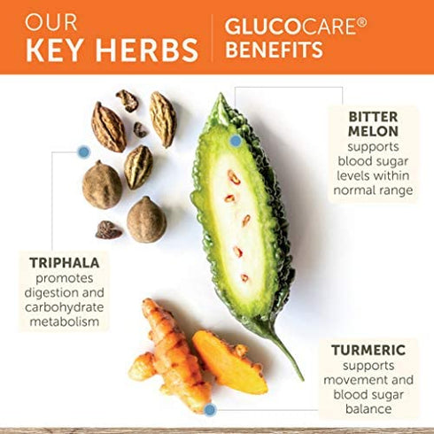 Himalaya GlucoCare with Bitter Melon and Gymnema for Blood Sugar Support, 90 Capsules, 626 mg, 45 Day Supply